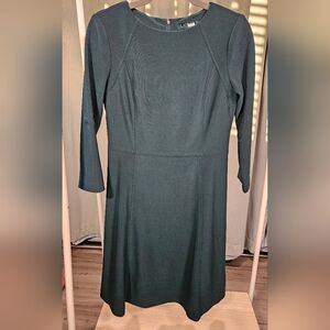 LAUREN Holiday Green Dress